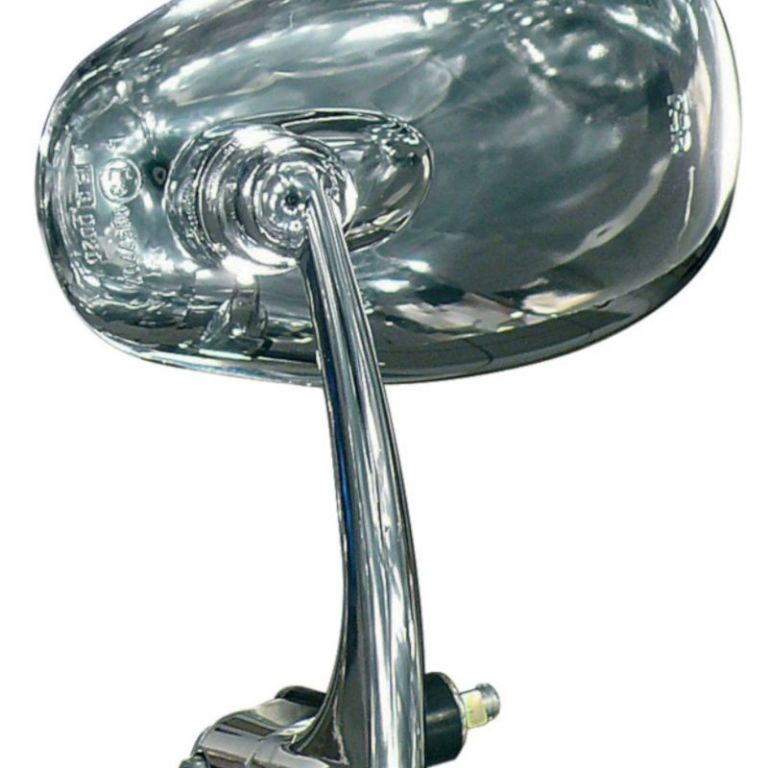 UNIVERSAL BAR END REAR VIEW MIRROR (Left/Right) chrome FAR