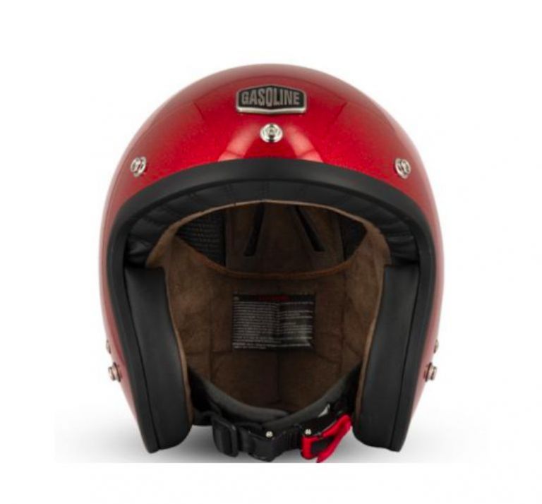 CAFE RACER S250  JET HELMET (sparkling brilliant red)