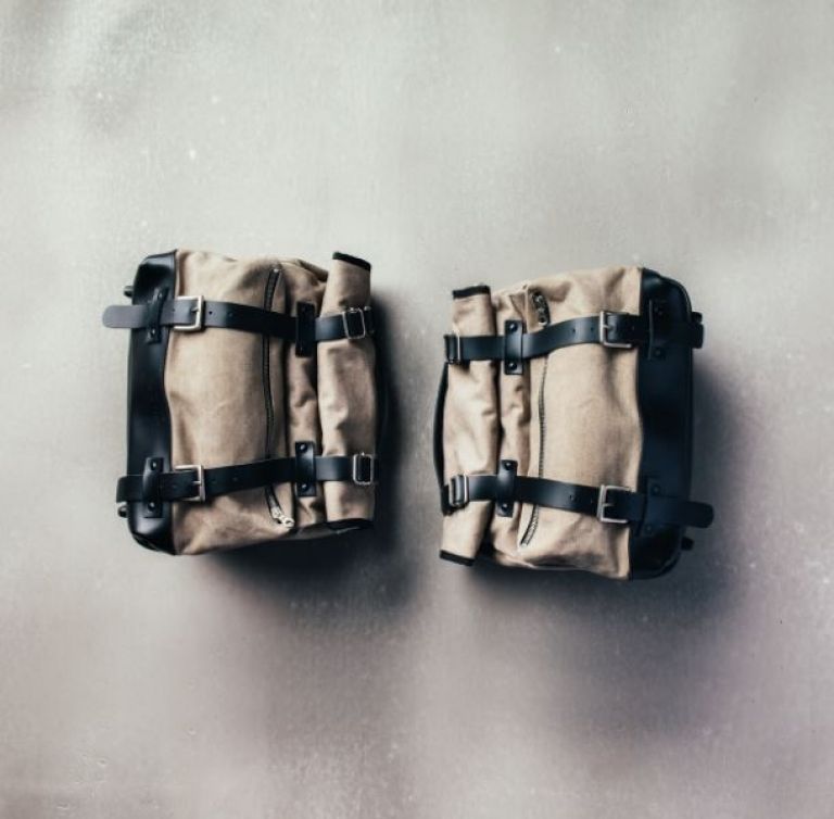 CANVAS SIDE BAGS (PAIR)