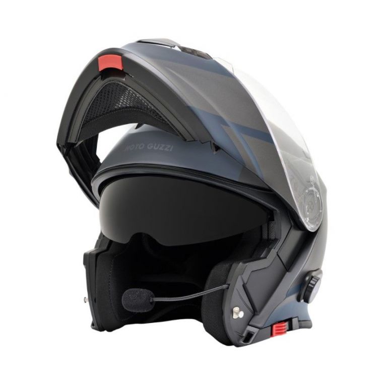 CASCO MOTO GUZZI MODULARE - BLU ATLANTE