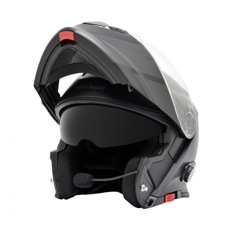 CASCO MOTO GUZZI MODULARE - GRIGIO BLADE