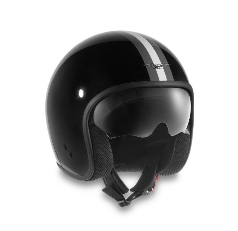 CASCO MOTO GUZZI STRIPES NERO