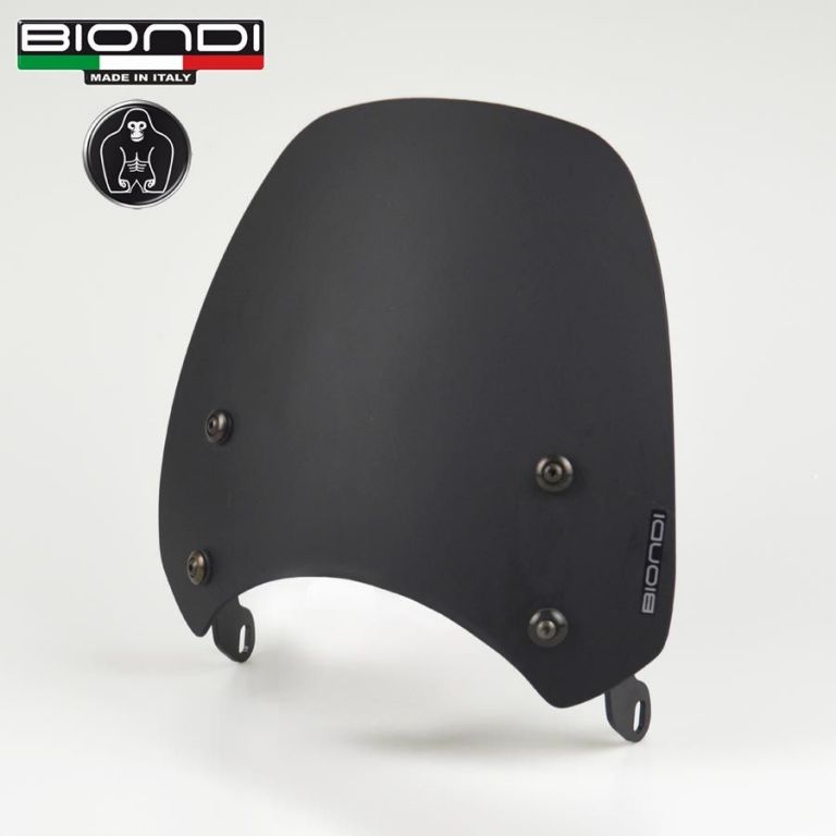 WINDSCREEN MATT SATIN BLACK MOD.SPORT - ASSEMBLY KIT INCLUDED