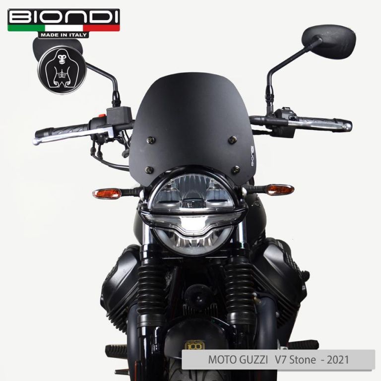 WINDSCREEN MATT SATIN BLACK MOD.SPORT - ASSEMBLY KIT INCLUDED