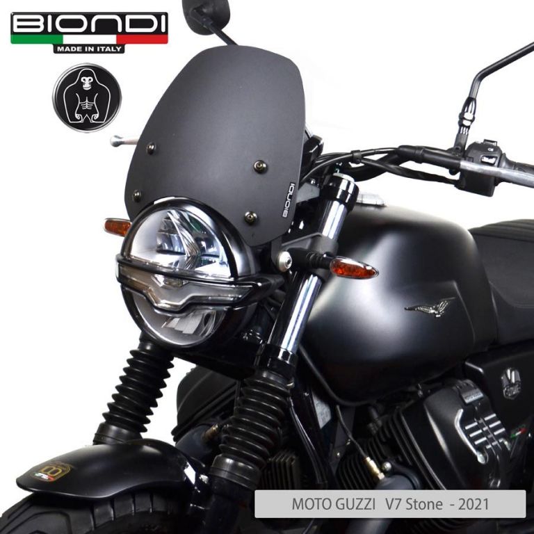 WINDSCREEN MATT SATIN BLACK MOD.SPORT - ASSEMBLY KIT INCLUDED