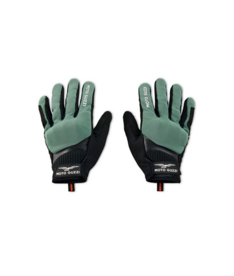 MOTO GUZZI SUMMER "TOUCH" GLOVES GREEN