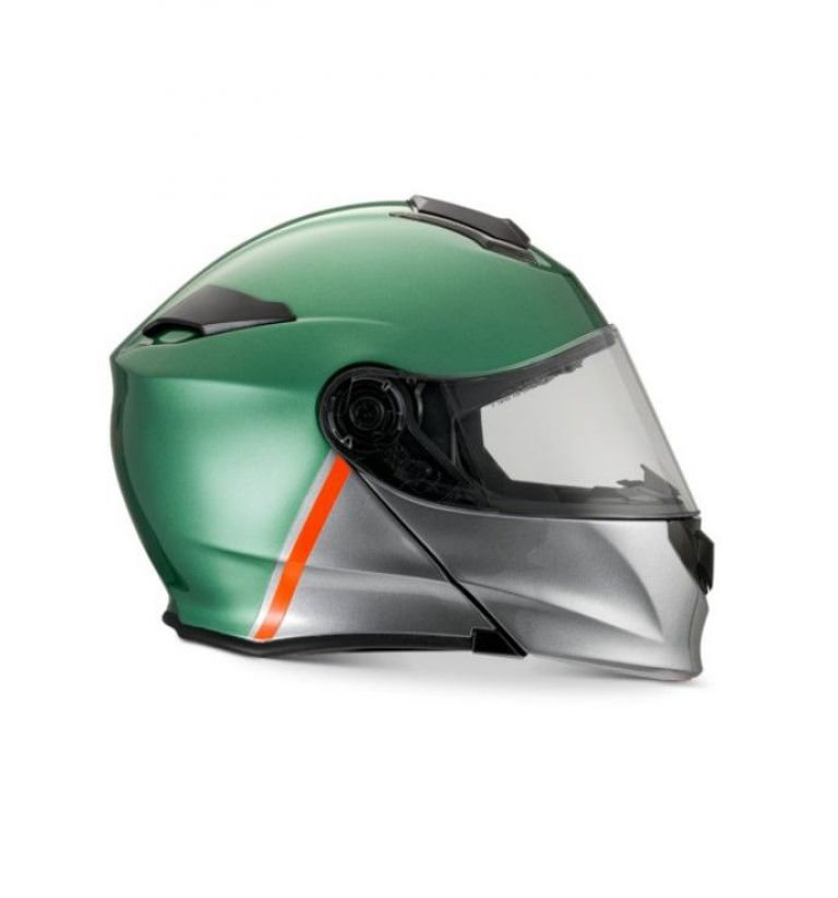 CASCO MODULARE MOTO GUZZI CON BT - VERDE