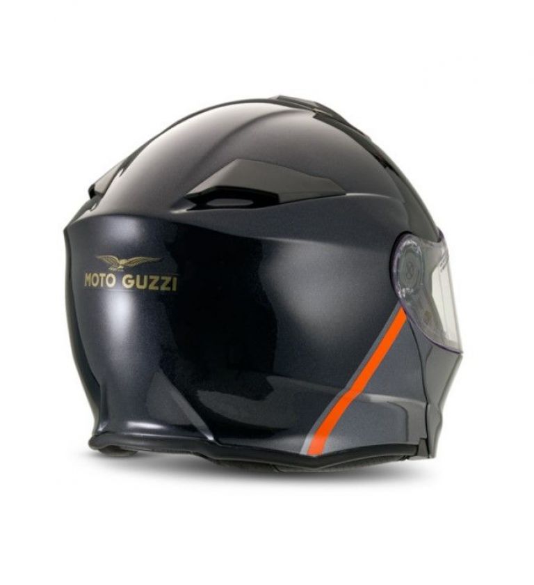 CASCO MODULARE MOTO GUZZI CON BT - NERO