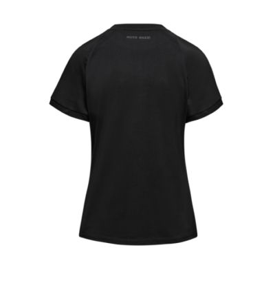 MG ESSENTIAL T-SHIRT WOMAN - BLACK MOTO GUZZI