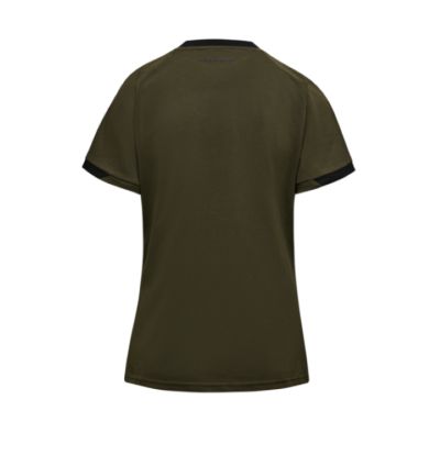 MG ESSENTIAL T-SHIRT WOMAN - GREEN MOTO GUZZI