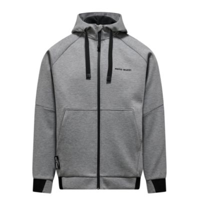 MG ESSENTIAL HOODIE UNISEX - GREY MOTO GUZZI