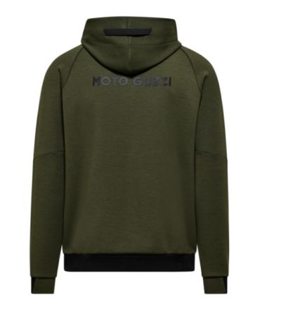 MG ESSENTIAL HOODIE UNISEX - GREEN MOTO GUZZI