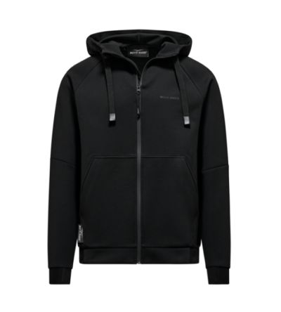 MG ESSENTIAL HOODIE UNISEX - BLACK MOTO GUZZI