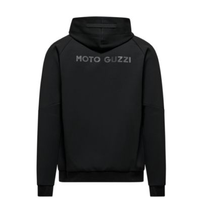 MG ESSENTIAL HOODIE UNISEX - BLACK MOTO GUZZI