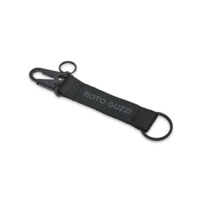 MOTO GUZZI KEYRING - BLACK MOTO GUZZI