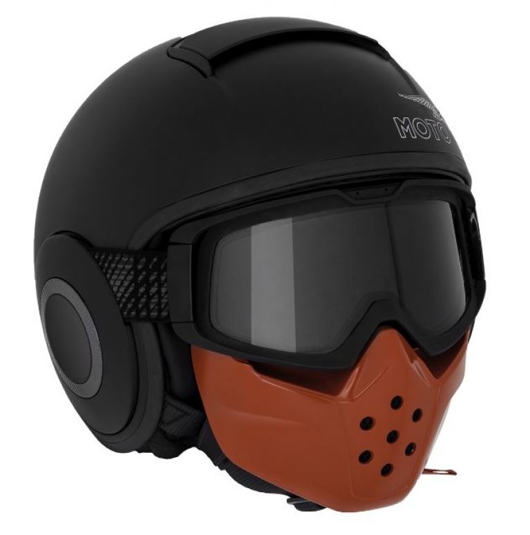 CASCO JET MOTO GUZZI MASK