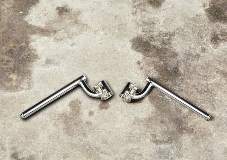 CHROME SEMI-HANDLEBAR KIT