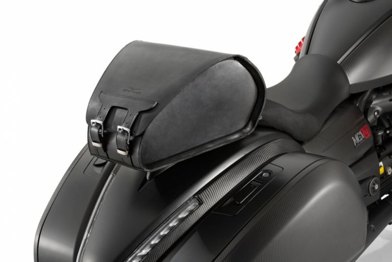 TOP CASE - "SHAPE" - IN GENUINE LEATHER - FOR SMALL REAR RACK