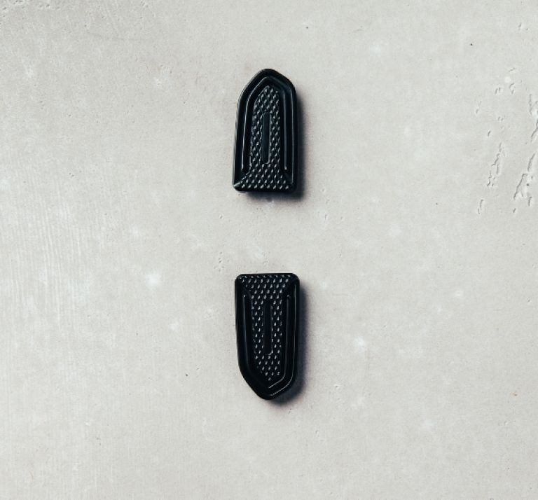 RIDER FOOTPEG COVERS - PREMIUM BLACK