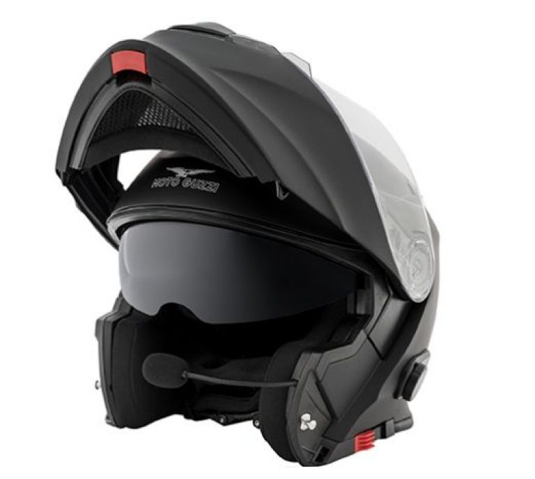 CASCO MOTO GUZZI MODULARE - NERO