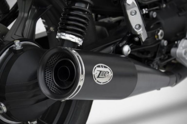 SILENCERS ZUMA VERSION V7III M.Y 2017 BLACK CERAMIC COATING  COMPATIBLE WITH ALL V7III VERSIONS: STONE, SPECIAL, RACER, ROUGH, MILANO, CARBON...